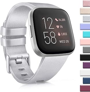 AK Sports Bands Compatible for Fitbit Versa 2, Soft Elastomer Multi-colors Replacement Wristbands for Fitbit Smart Watch