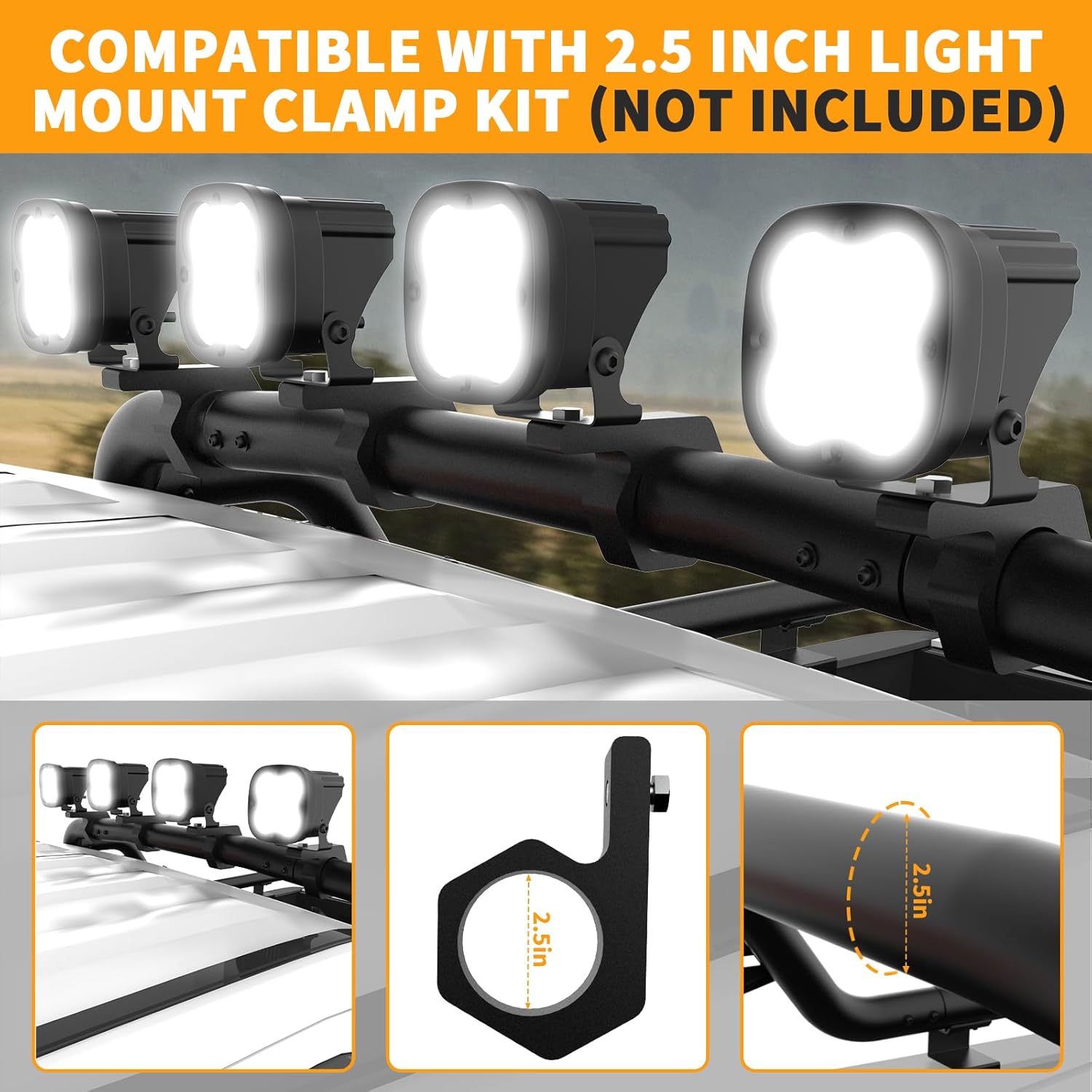 Premium Truck Sport Bar for 2022-2025 Maverick - Alloy Steel Construction, Quick & Easy Installation, Essential Truck Accessory for Enhanced Style & Functionality|Compatible with Soft Roll-Up