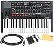 Modwave Wavetable Synthesizer Bundle with Sustain Pedal, MIDI Cable, and Austin Bazaar Polishing Cloth