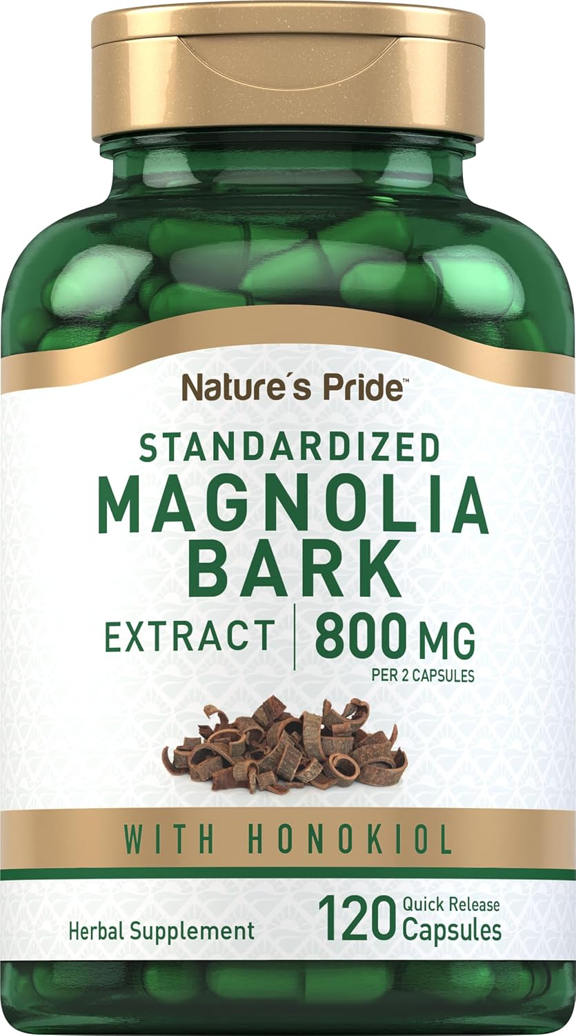 Piping Rock Magnolia Bark Extract 800mg | 120 Capsules