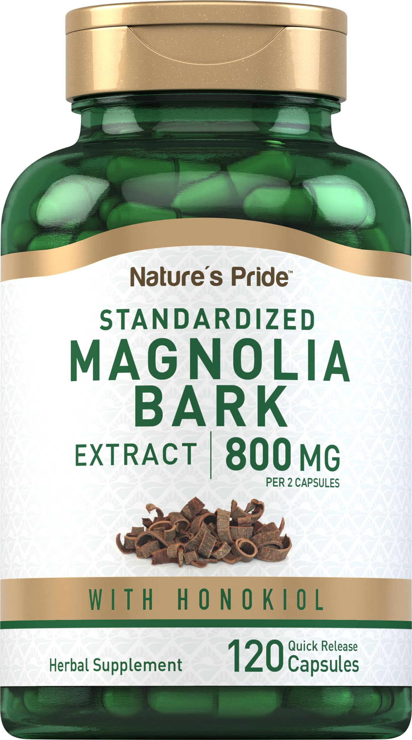 Piping Rock Magnolia Bark Extract 800mg | 120 Capsules