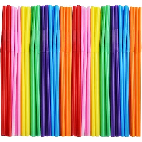 ALINK Colored Straws: Add a Splash of Fun to Every Sip!