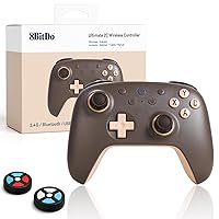 Vista 11 de 8Bitdo Ultimate 2C Wireless Controller for Windows PC and Android, with 1000 Hz Polling Rate, Hall Effect Joysticks and Triggers, and Remappable Azul