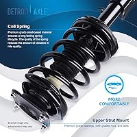 Vista 925 de Detroit Axle - Kit de suspensión delantera de 10 piezas para Chevy Aveo Aveo5 Pontiac G3 Wave 2 Ready Struts Assembly 2 Enlaces de barra
