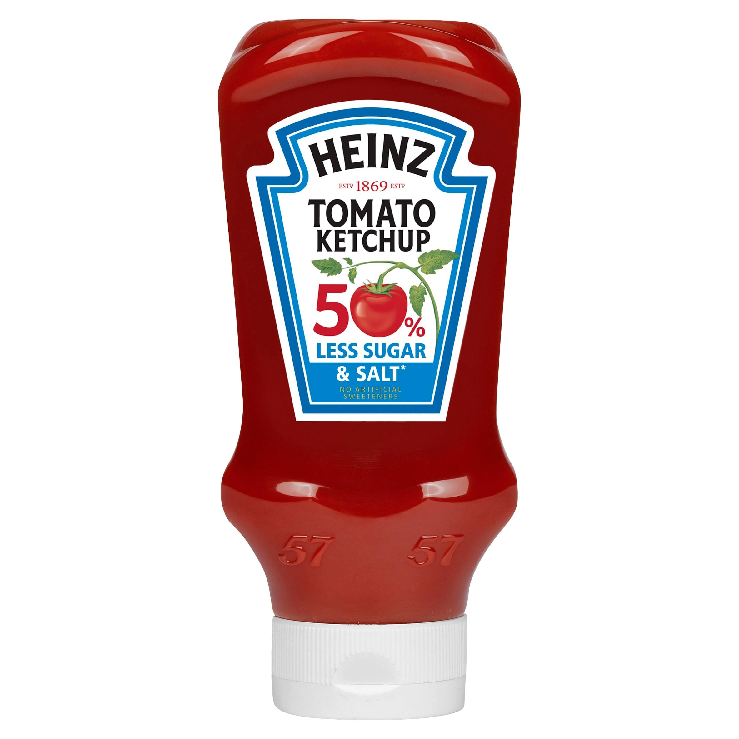 Heinz Tomato Ketchup Less Sugar and Salt, 665 ml