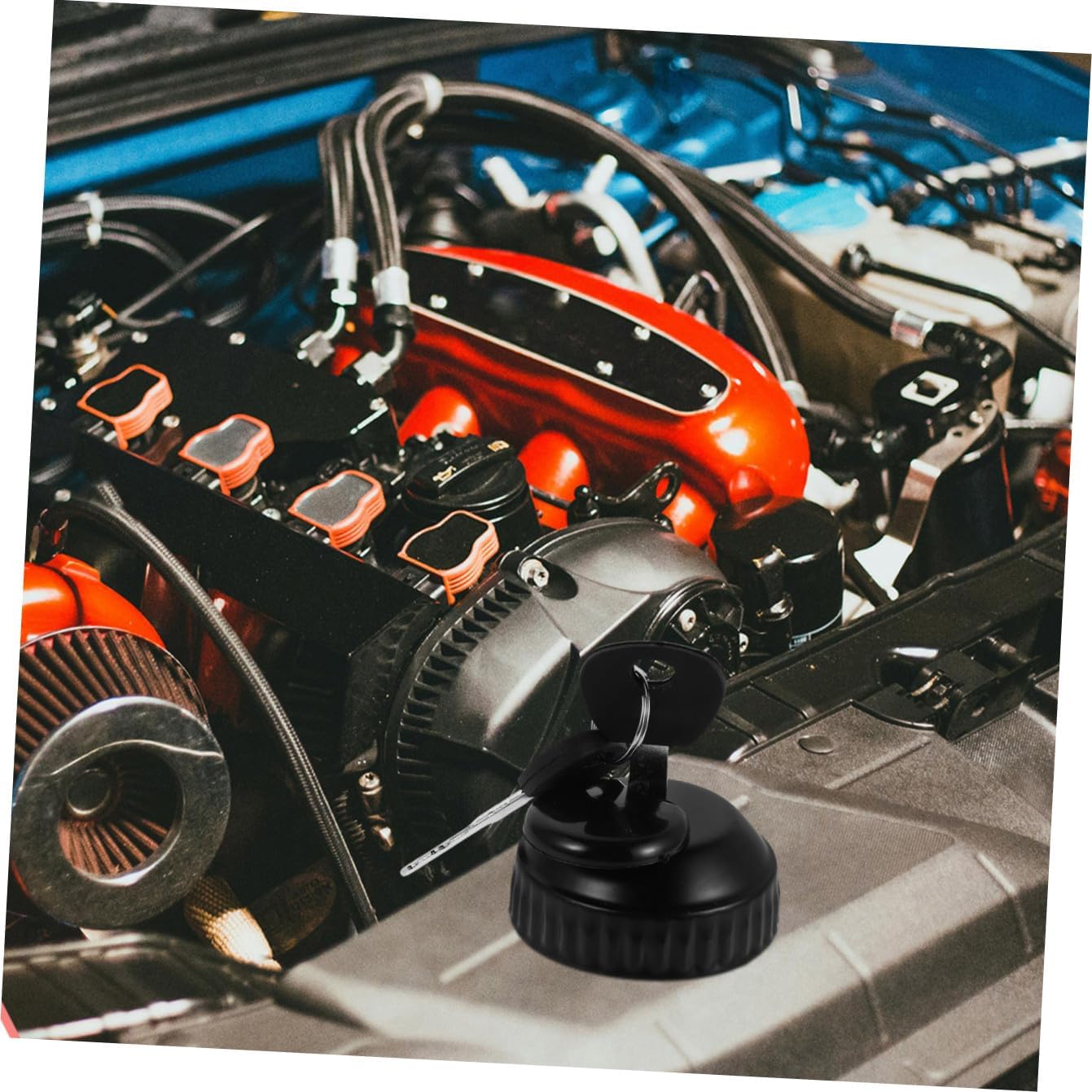 1set Fuel Tank Gas Tank Cans Lock Key Secure Locking Cap Seal for Automotive Replacement Parts