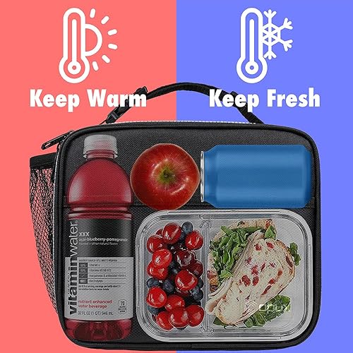 Miniatura 6 de OPUX Fiambrera aislada de primer nivel para adultos, hombres y mujeres  Fiambrera suave y hermética infantil para niños, niñas  Reutilizable,