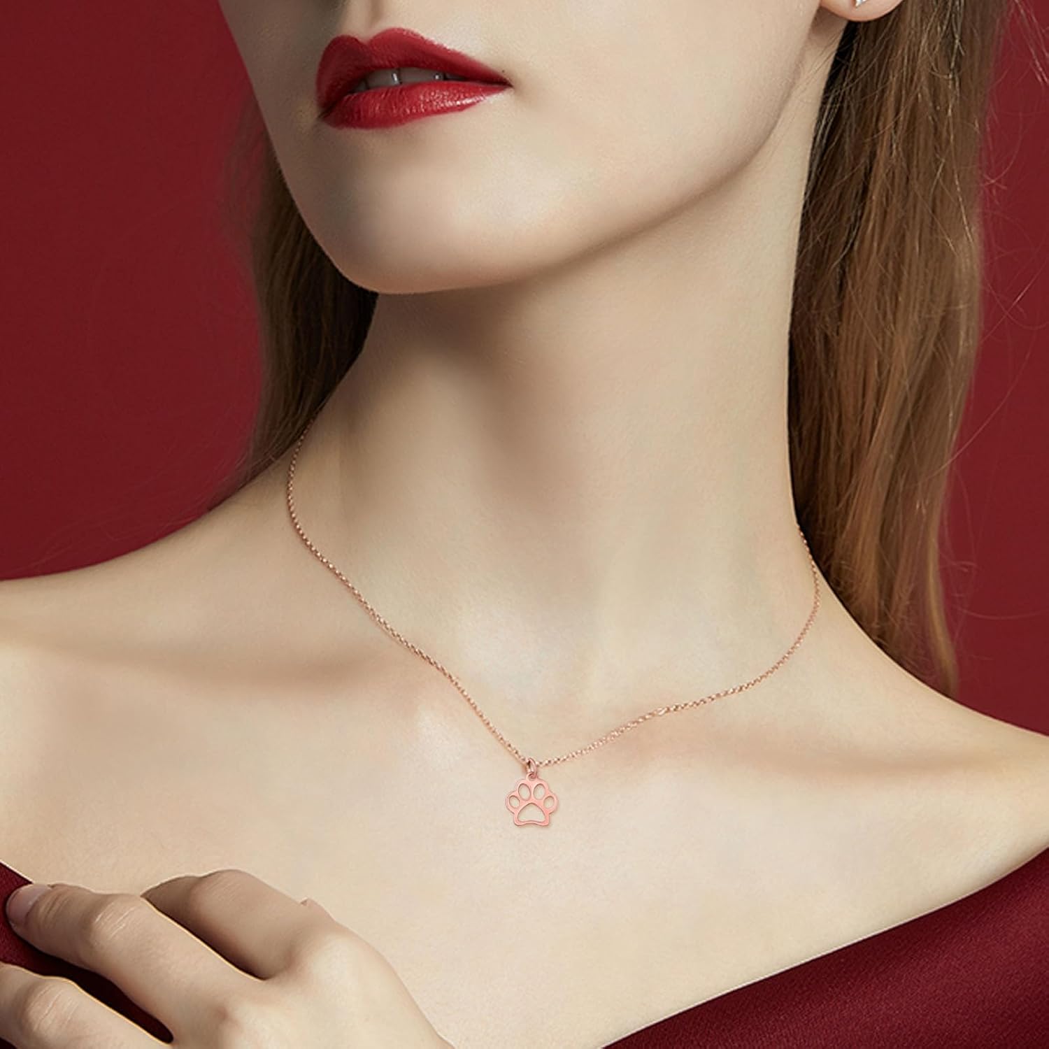 12pcs Stainless Steel Puppy Dog Paw Prints Charms Hollow Cute Pet Animal Shape Footprint Pendant Charms for DIY Bracelet Necklace Jewelry Making Supplies, 3 Colors - Image 6