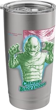 Universal Monsters Creature From The Black Lagoon Restless Stainless Steel Insulated Tumbler