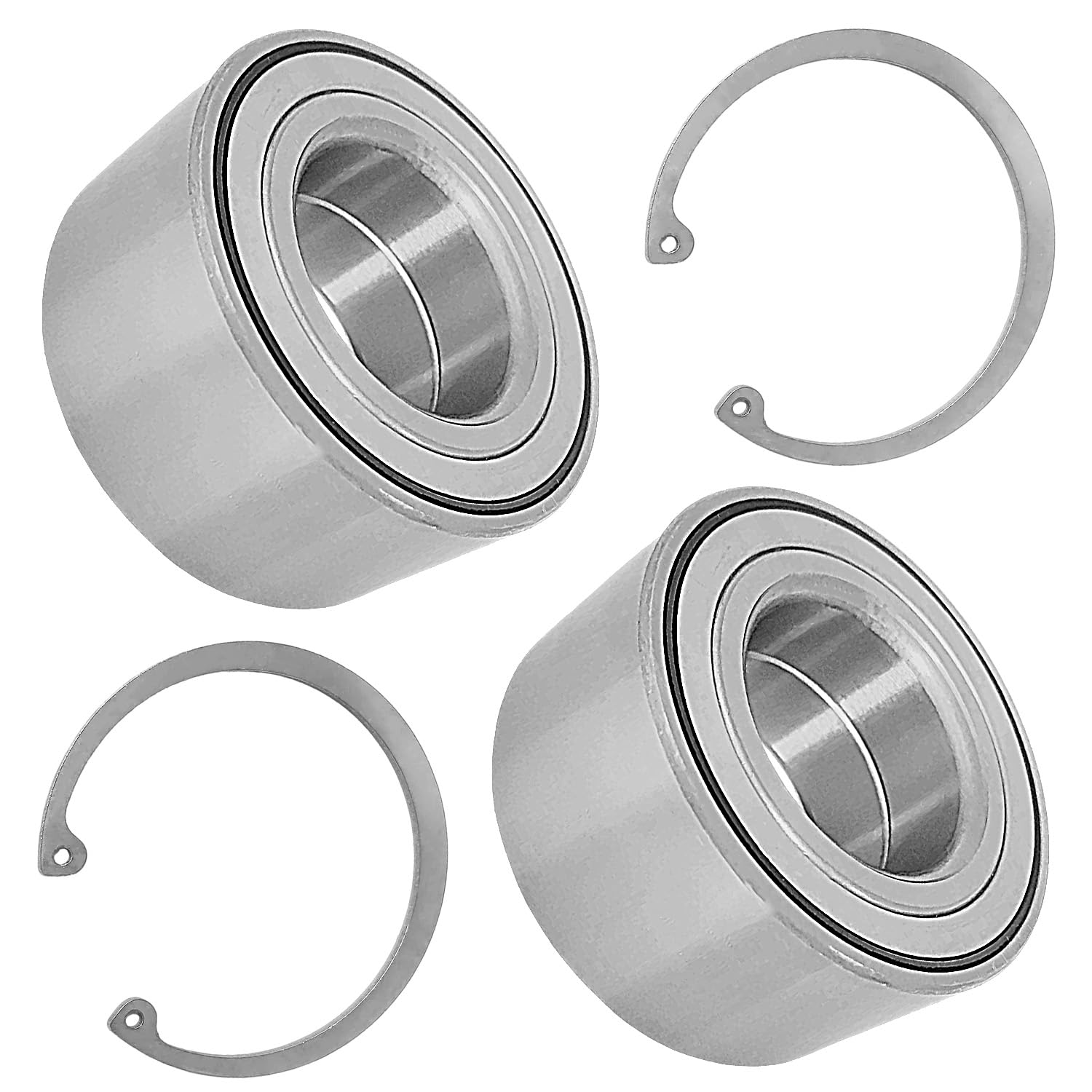 Front or Rear Wheel Bearing Compatible with Pioneer 520 700 1000 700 Deluxe Talon 1000 1000R 1000X SxS Teryx KRX/KRX4 1000 KRF1000 2020-2023, 91054-HL3-A41 90651-HL3-A40-2 Pack