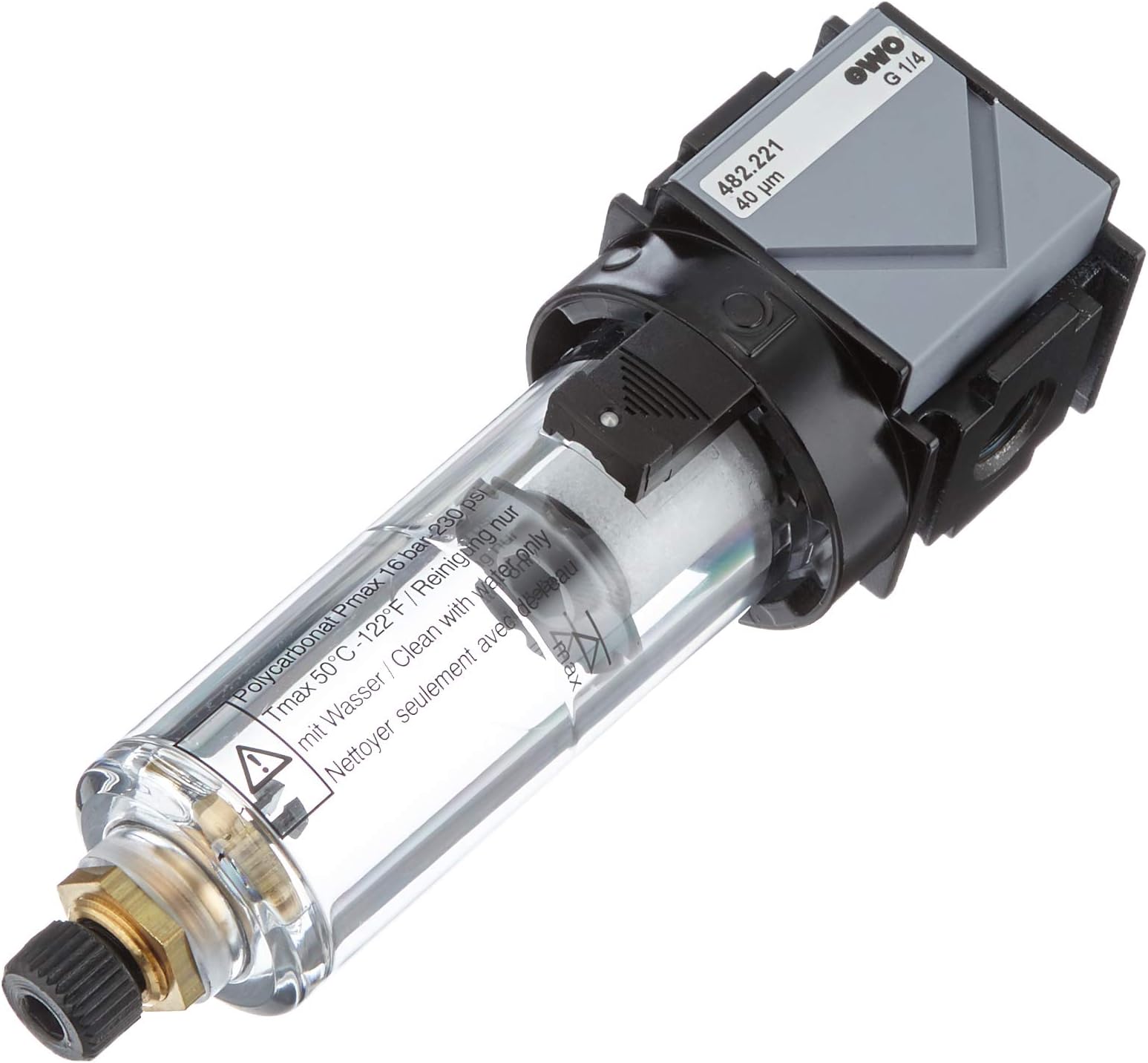 EWO Compressed Air Oil and Water Separator 1/4-Inch, 482221.0