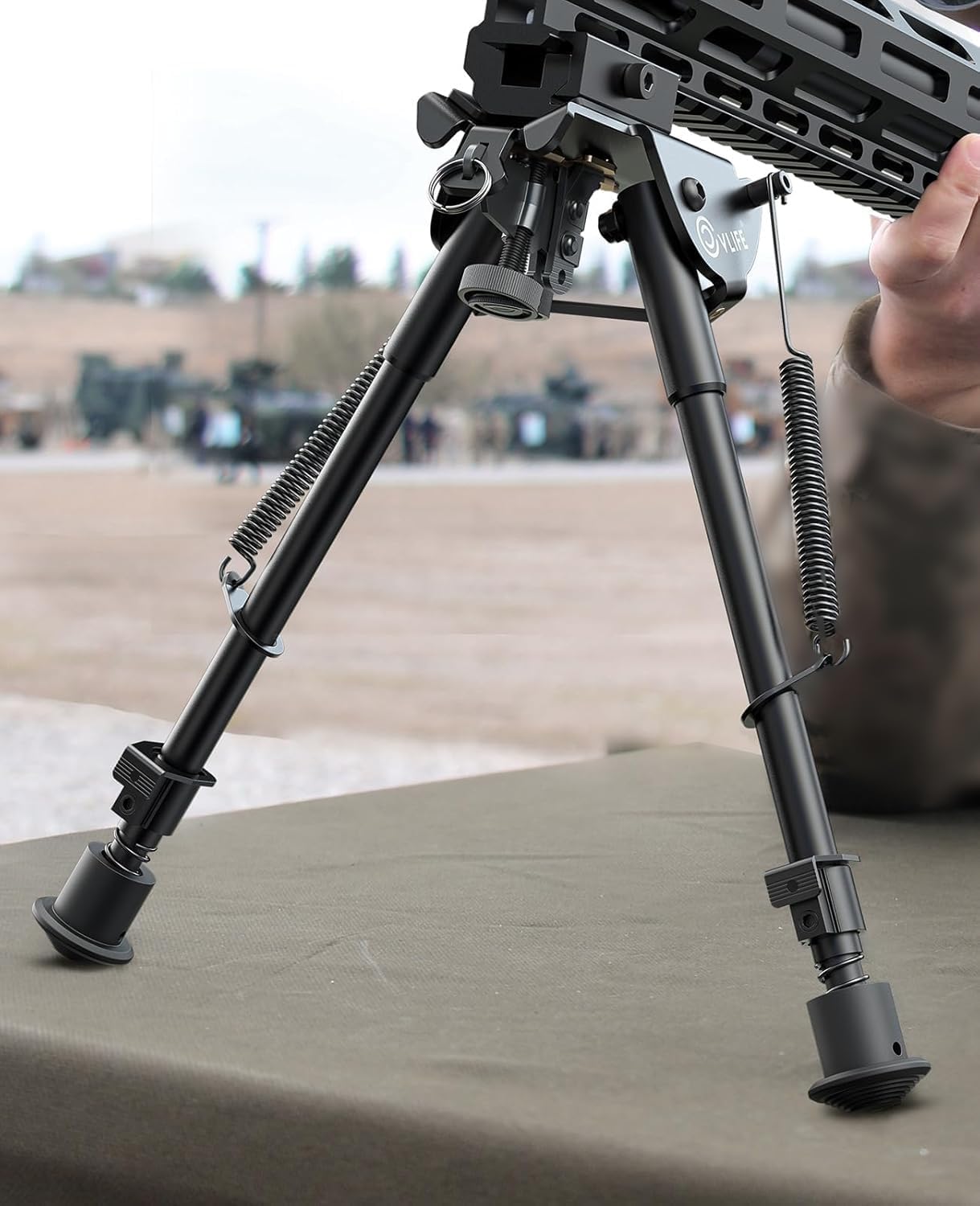 CVLIFE Rifle Bipod, 9-13 Inches, for Hunting & Shooting
