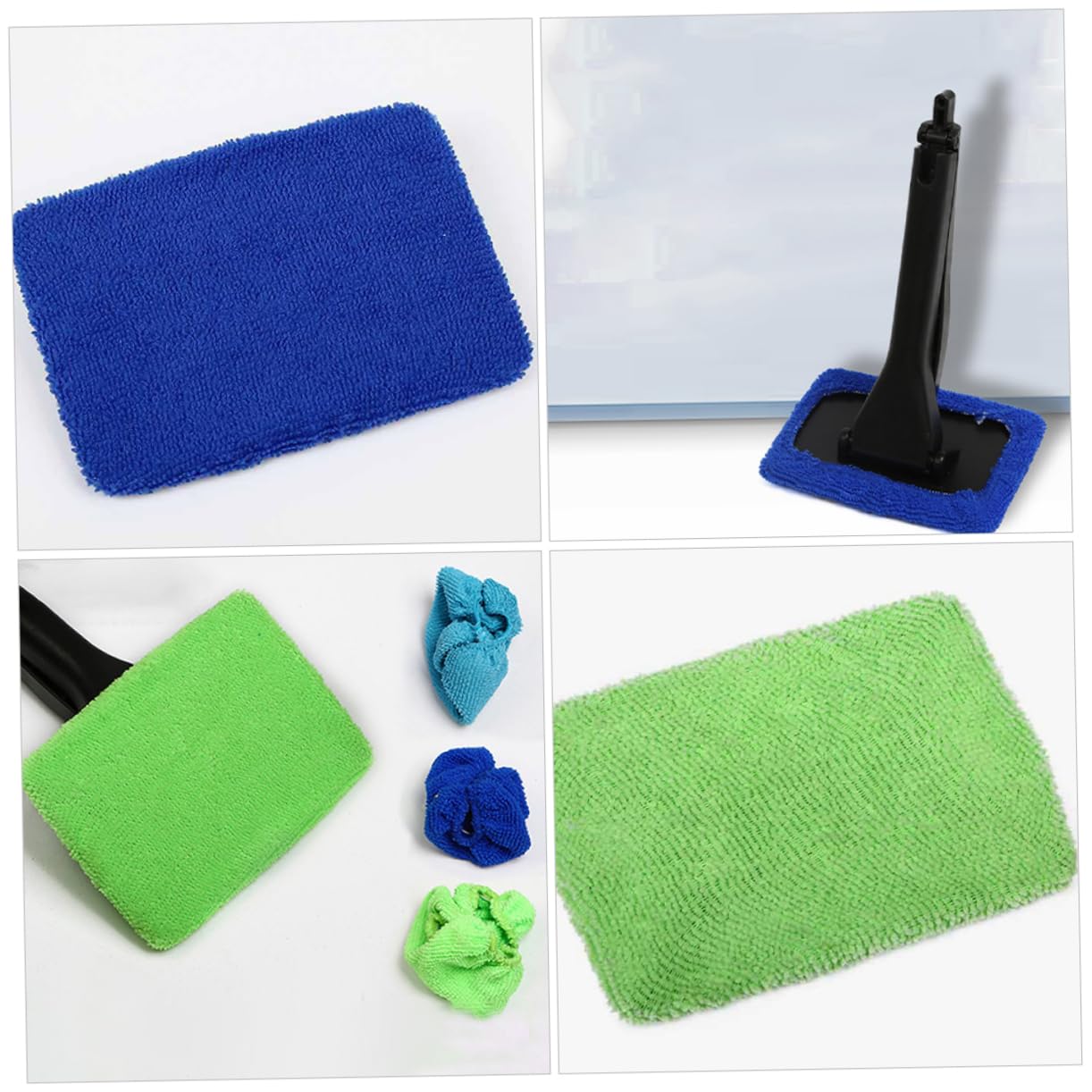 Parliky 9Pcs Auto Window Cleaning Cloth Microfiber Defogger Dust for Inside Car Windows Mirrors Windshields