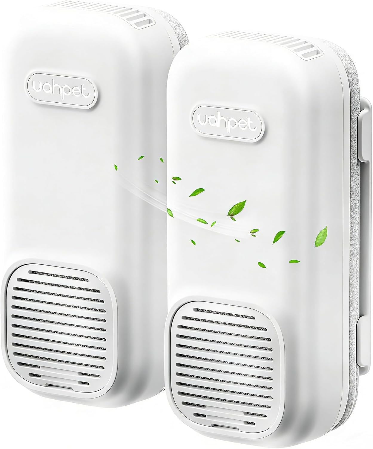 uahpet Air Ionizers for Home, Negative Ion with Nano & Fan-Powered, Triple Deodorize, Plug In Air Purifier for Cook, Smoke & Bathroom Odors, Air Freshener for Kitchen, Bedroom, Office, Garage