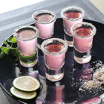 Shot Glasses Set, 30 ml, Set of 12, Whisky Shot Glass, Tequila Cups Small Glass Shot Cups, Pack of 12