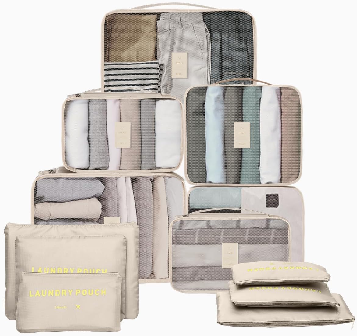 12 Pack Suitcase Storage Cubes Travel Accessories Clothes Bags Storage Cubes Luggage Storage Bags 12 Pack Suitcase Storage Cubes Travel Accessories Clothes Bags Storage Cubes Luggage Storage Bags