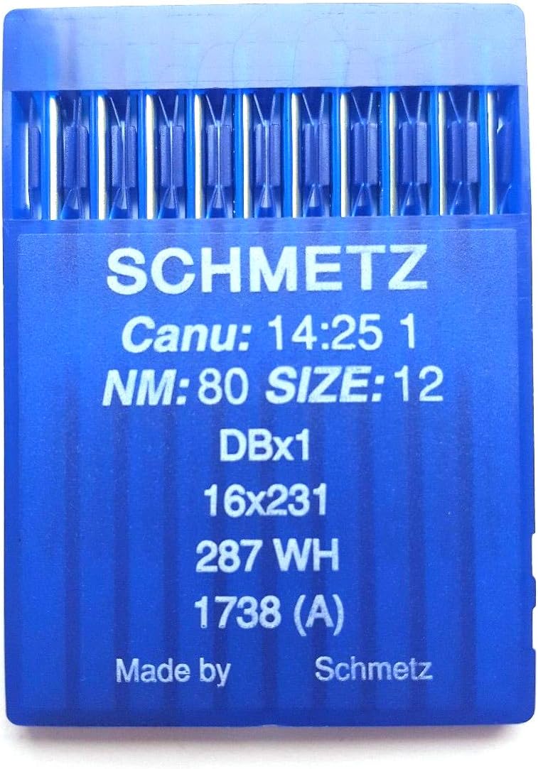 Schmetz Industrial Sewing Machine Needles: 16x231 CANU 14:25 1 (Packet of 10) (12/80)