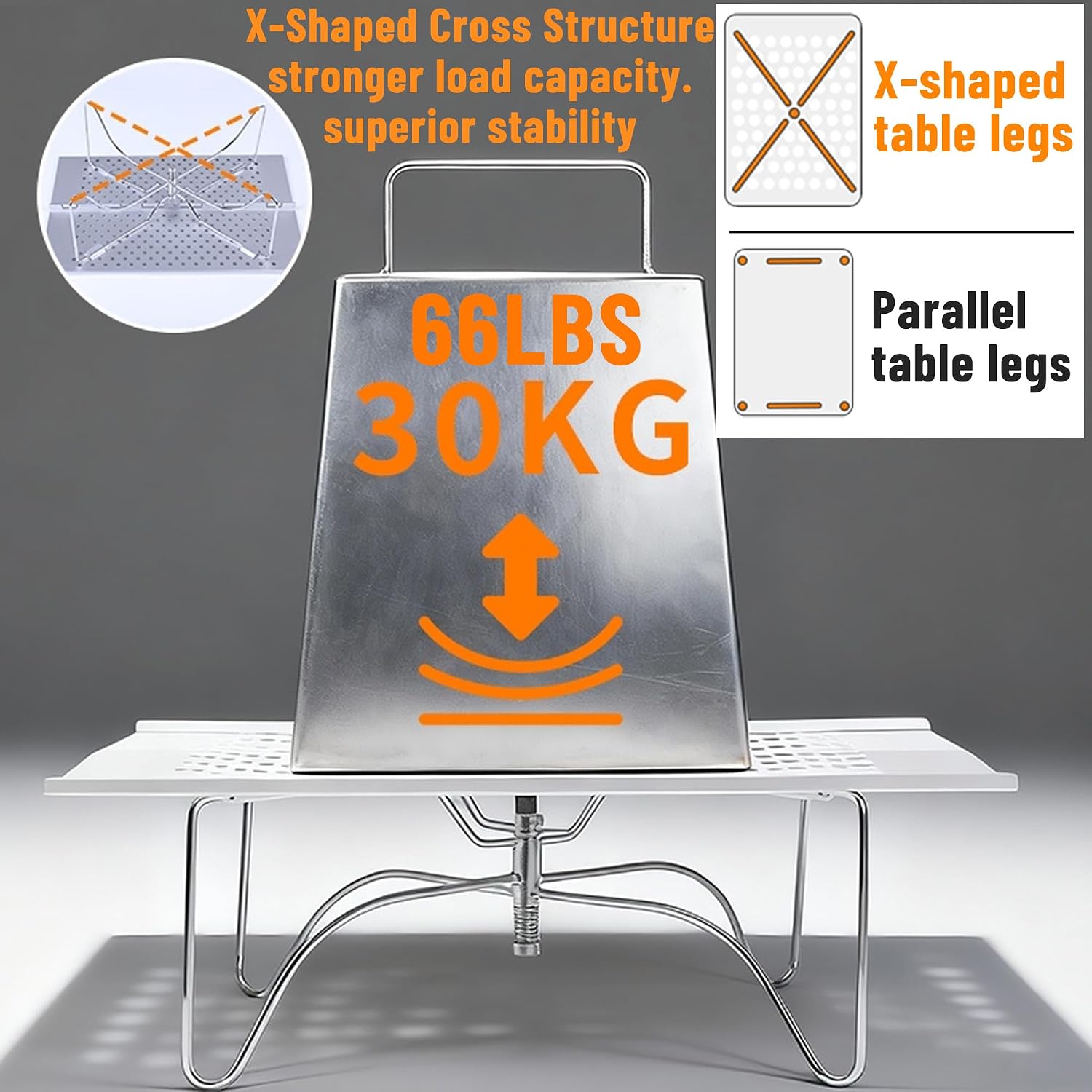 windhike 11oz Ultralight Small Folding Camping Table - 66lb Load Capacity Mini Backpacking Table with Carry Bag, Aluminum, No Assembly for Hiking, Camping & Beach, Compact Small Side Table