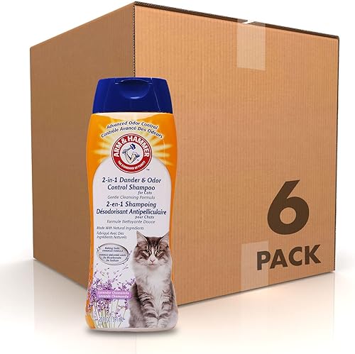 Arm & Hammer Champú desodorizante y reductor de caspa 2 en 1 para gatos, eliminador de olores de caspa de gato y gatos, el bicarbonato de sodio disponible en Yaxa Colombia