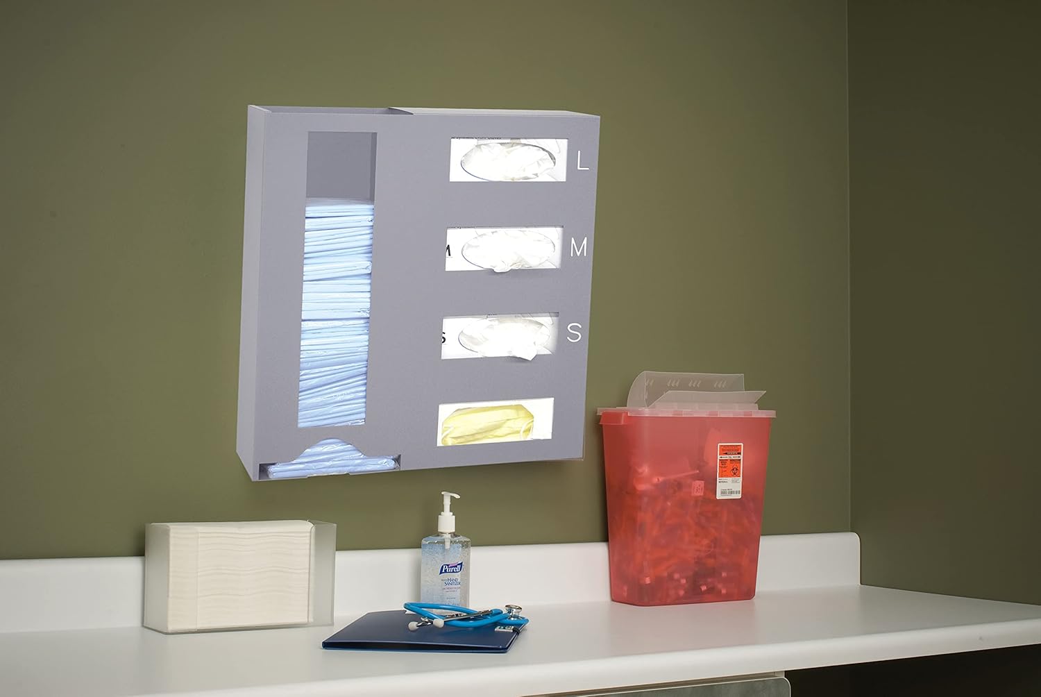 American Made Painted Steel Isolation Station (Engraved Sizes for Instant & Easy Accessibility)