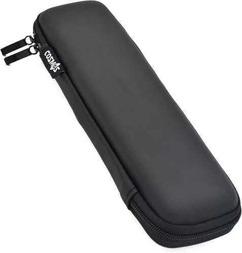 Cosmos Black Color EVA Hard Shell Stylus Pen Pencil Case Holder Compatible with Apple Pencil, Wacom Stylus Executive Fountain Pen, Ballpoint Pen, Stylus Touch Pen