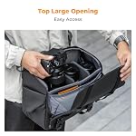 K&F Concept Camera Sling Bag Camera Crossbody Shoulder Backpack DSLR/SLR/Mirrorless Camera Case Photography Bags for Men and Women, XL