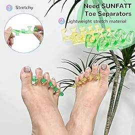 Toe Separators for Women,Toe Spacers,Toe Separators Use for Separation of Toenails or Nails as Well as Polishing of Nail Polish.
