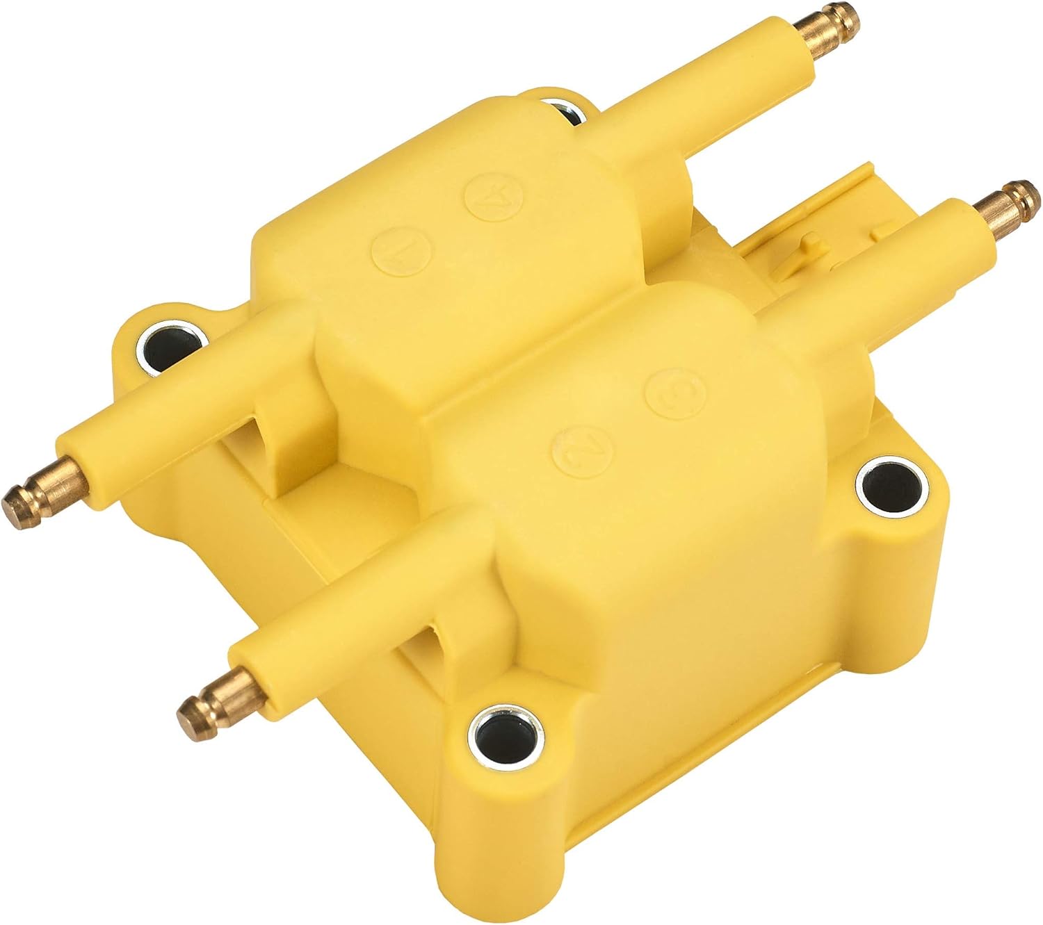 ENA Yellow Ignition Coil Pack Compatible with Chrysler Dodge Jeep Eagle Plymouth Mitsubishi Neon ebring Avenger Eclipse Voyager TJ Viper Liberty Wrangler Replacement for C1136 UF189 UF403 UF410