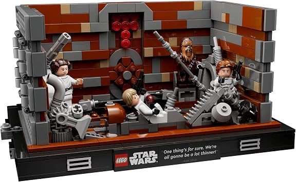 LEGO Star Wars Death Star Trash Compactor Diorama 75339 Building Kit (802 Pieces)
