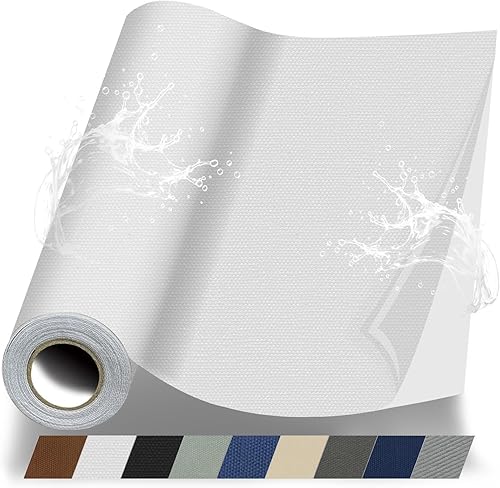 Vista 39 de Parches de reparación de tela, cinta de reparación de lino de 17 x 79 pulgadas, parches de tela autoadhesiva, duraderos, cinta de lino grande