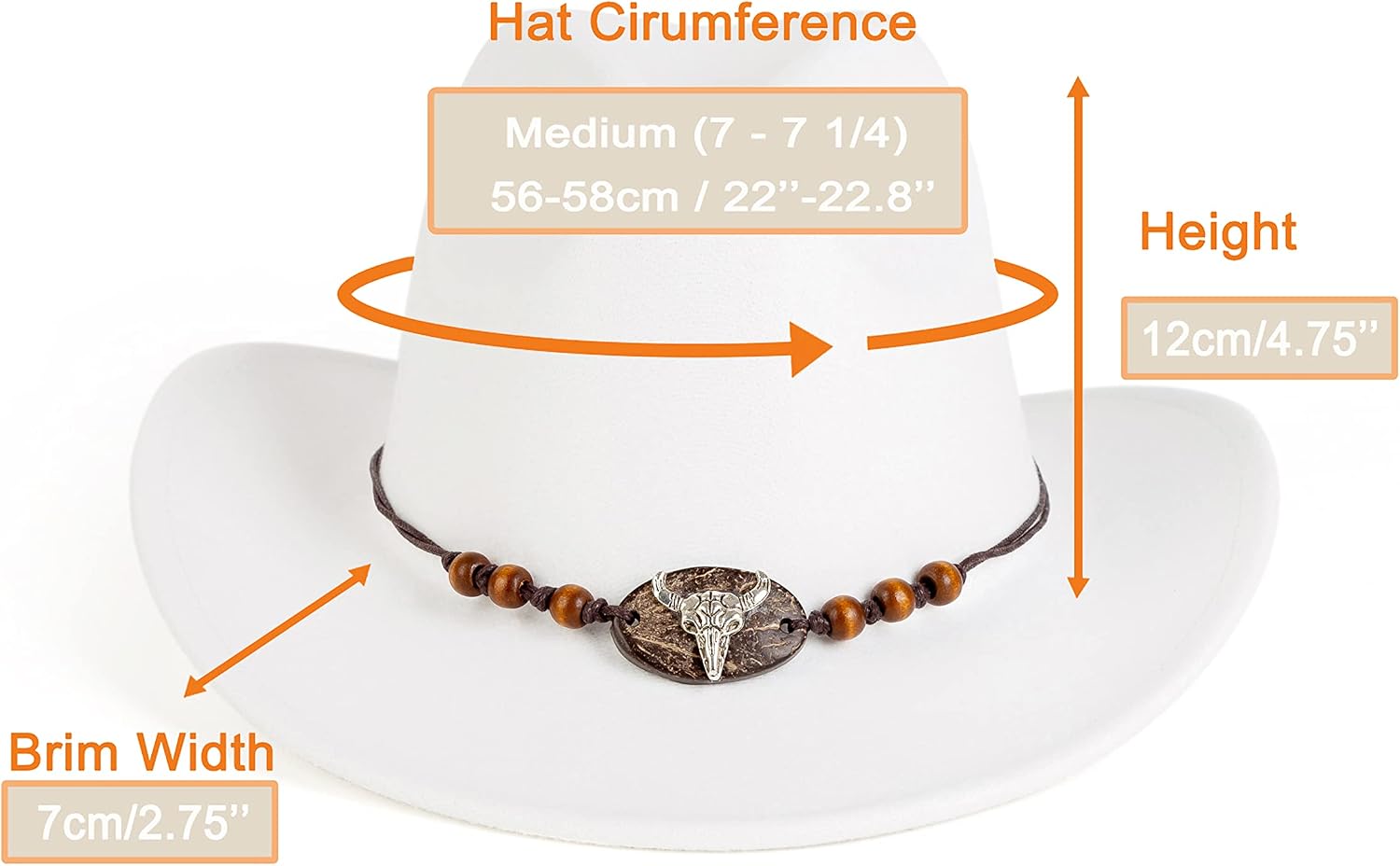 Womens Classic Western Cowgirl Cowboy Wide Brim Hats with Belt
