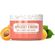 Immortal NYC - Apricot Crush Face & Body Scrub Mask Gel- Moisturizing and Exfoliating Body, Face, Hand, Foot Scrub - Fights Acne, Fine Lines & Wrinkles, Great Gifts For Women & Men - 10 oz