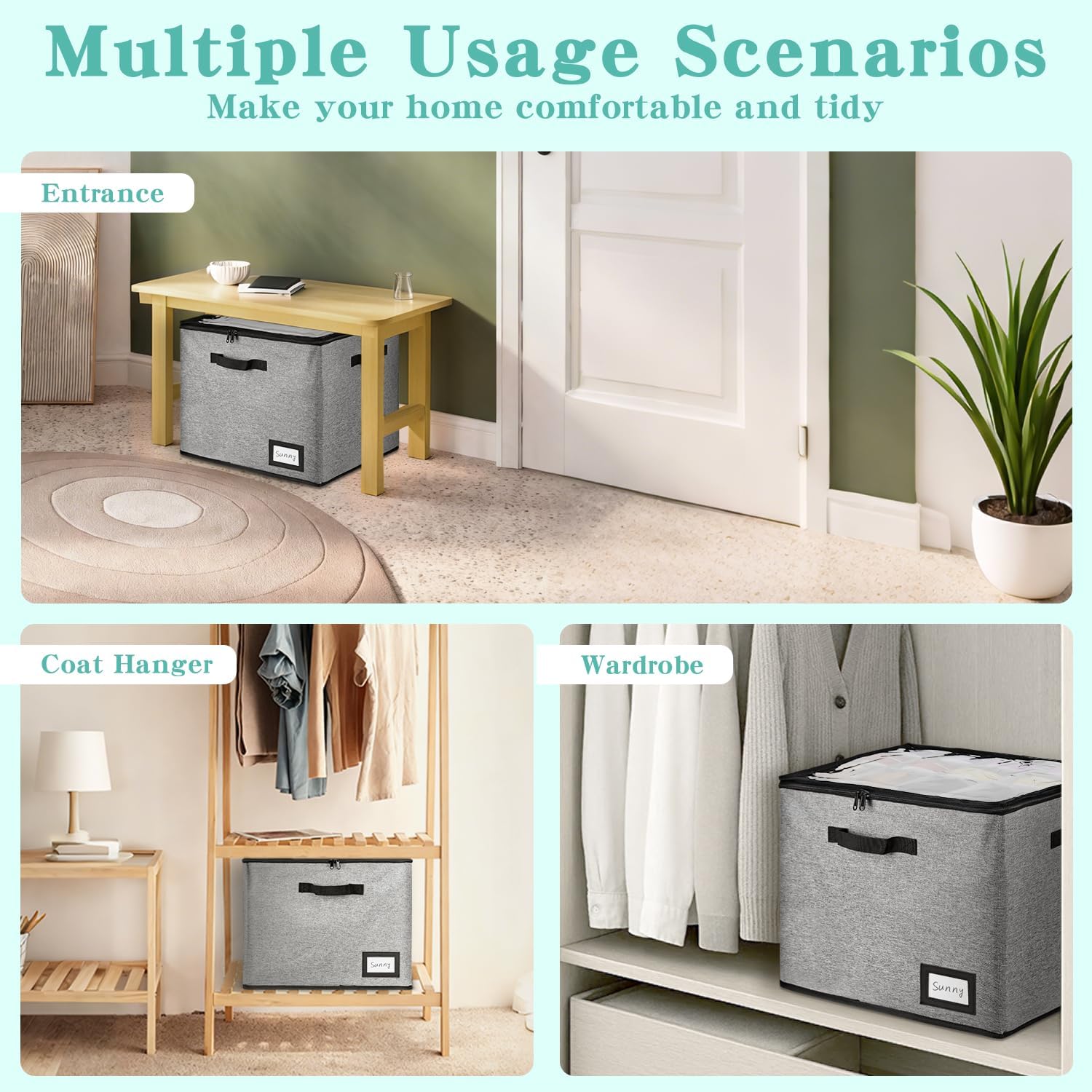 UPgraded Stackable Shoe Box Organizer for Closet, Clear Lid & Reinforced Handles, 16-32 Pairs (Sneakers to Heels), Sturdy Storage Solution for Home, Travel & Entryway, Grey