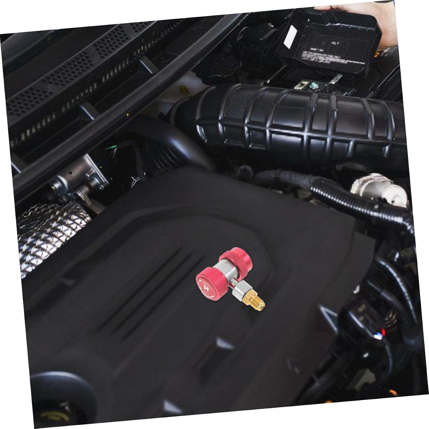 GLEAVI Car Air Conditioner Coupler Adapter R134a Car Recharge Connector Automotive Refrigeration System