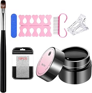 Cracked Nail Repair Glue Gel 5g Brush Tweezers | Nail Fix Strengthening Gel File Brush Tweezers for Girls - Damaged Broken Split Cracked - Manicure Care - Daily Maintenance