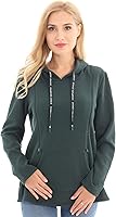 Vista 34 de Bearsland - Sudadera de lactancia y maternidad para mujer, con bolsillos y capucha Gris