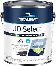TotalBoat JD Select Ablative Antifouling Bottom Paint for Fiberglass, Wood and Steel Boats (Black, Gallon)