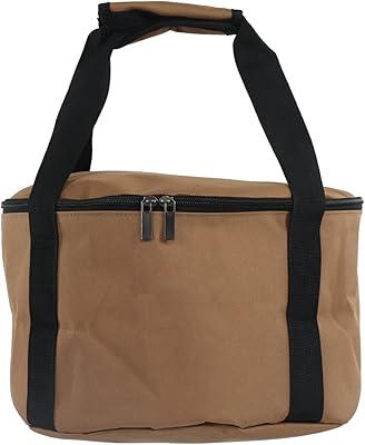 Alomejor Cookware Storage Bag Portable Camping Cooker Tableware Organizer with Handle Straps for Outdoor Picnics(Large Size)