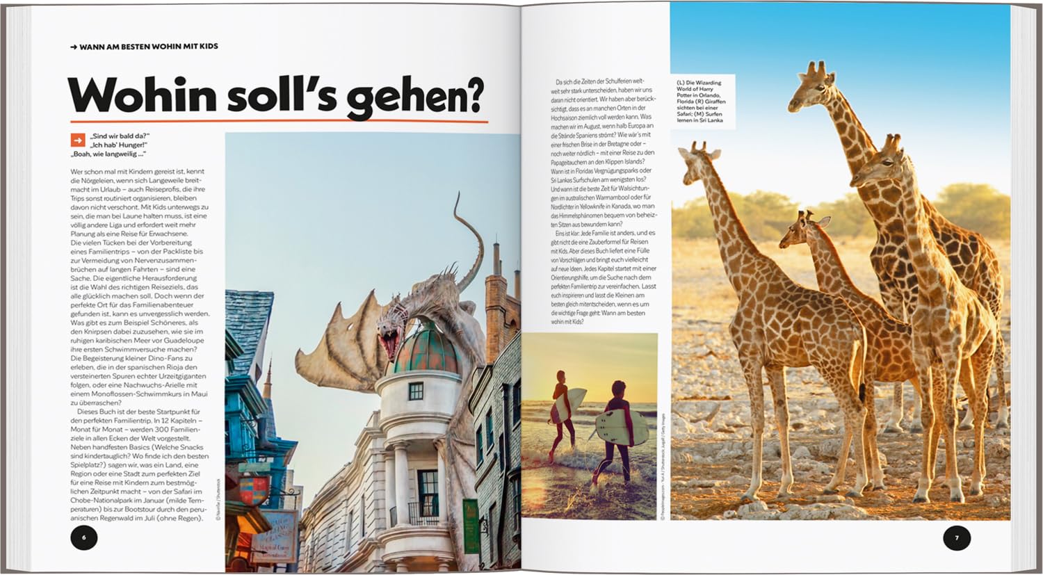 LONELY PLANET Bildband Wann am besten wohin mit Kids