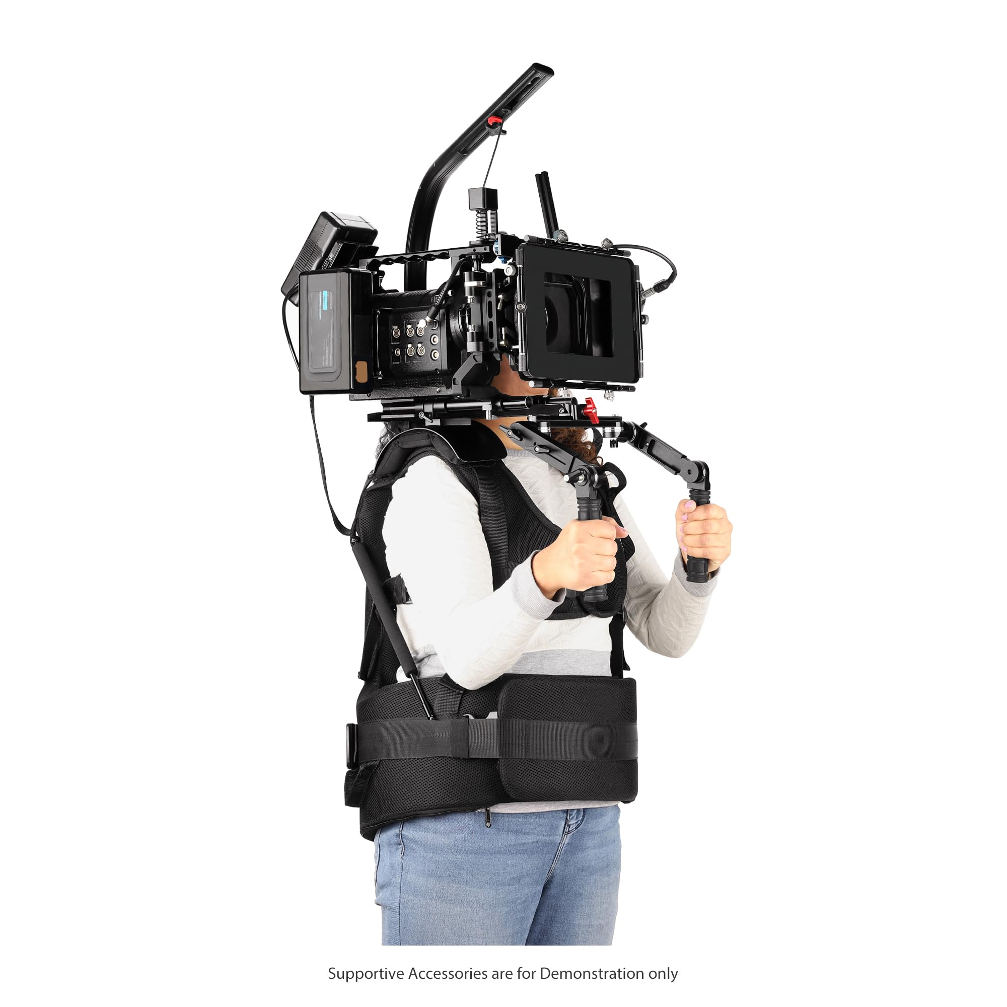FLYCAM Starter Female Flowline-01 Body Support Rig für Kamera & Gimbals (X-Large/XX-Large) 180° Top Bar Rotation & 3-7.5kg / 6-16lb Payload