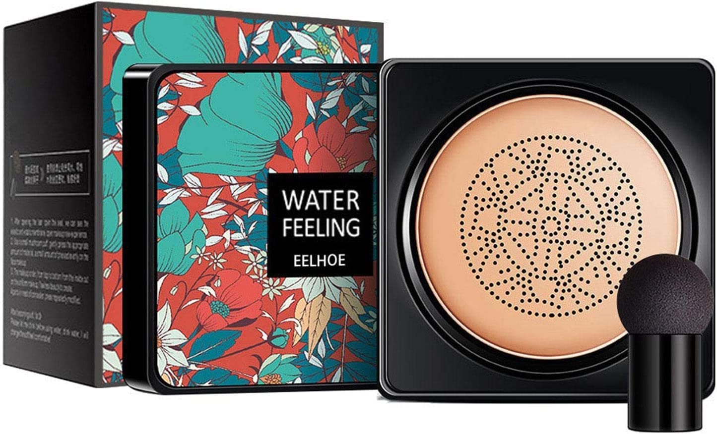 Mushroom Head Air Cushion BB Cream, Concealer Lasting Nude Makeup Moisturizing Pigment BB Foundation, Even Skin Tone Makeup Base Primer - Natural