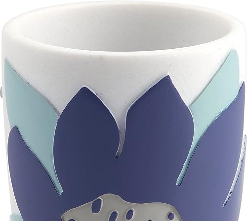 Miniatura 6 de Allure Home Creation Summer Flower - Juego de accesorios de baño de resina de 4 piezas