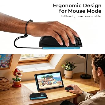 COOWPS P2 Dockable Split Protective Grip Case for Nintendo Switch 2