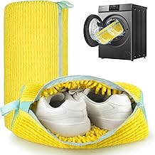 Shoe Washing Machine Bag: 2 Pack Reusable Shoes Cleaning Bags, Heavy Duty Shoe Laundry Bag for Washer & Dryer, 360° Deep Clean for Sneakers Tennis Shoes