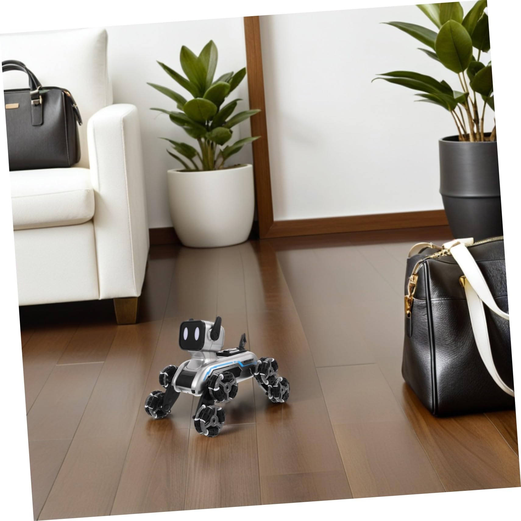 SUPVOX Robot Dog Toy Telecomandato Programmabile, per Ragazzo Ragazza | Plastica e Metallo, Uso Indoor e Outdoor, Decorazioni Scuola, Companion Educativo