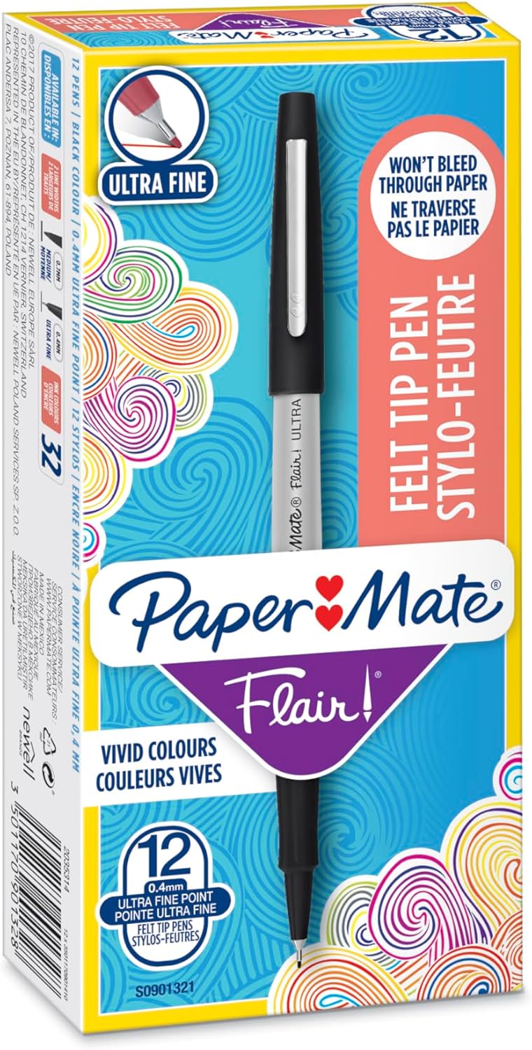 PAP8330152 - Flair Porous Point Stick Free-Flowing Liquid Pen