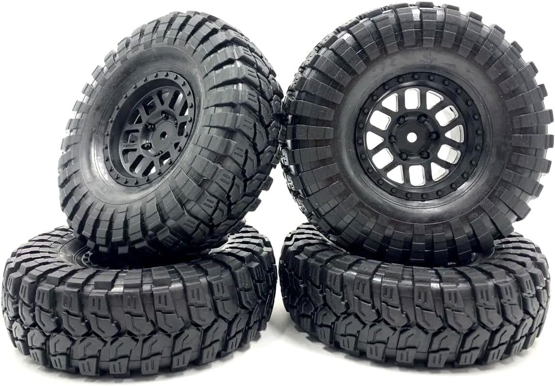 1.9 inch wheels/tires 1/12 1/10 crawler redcat GEN7 Gen8 Gen9 RGT EX86170 MJX H12Y H12P Bronco baja1000 Land Cruiser FJ60 Y60 CJ Cherokee Pajero FTX Outback Fury Trail FMS LC80 FCX10 Blazer K5