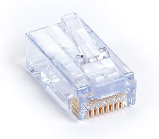 Black Box CAT6 EZ-RJ45 Modular Plugs, 100-Pack