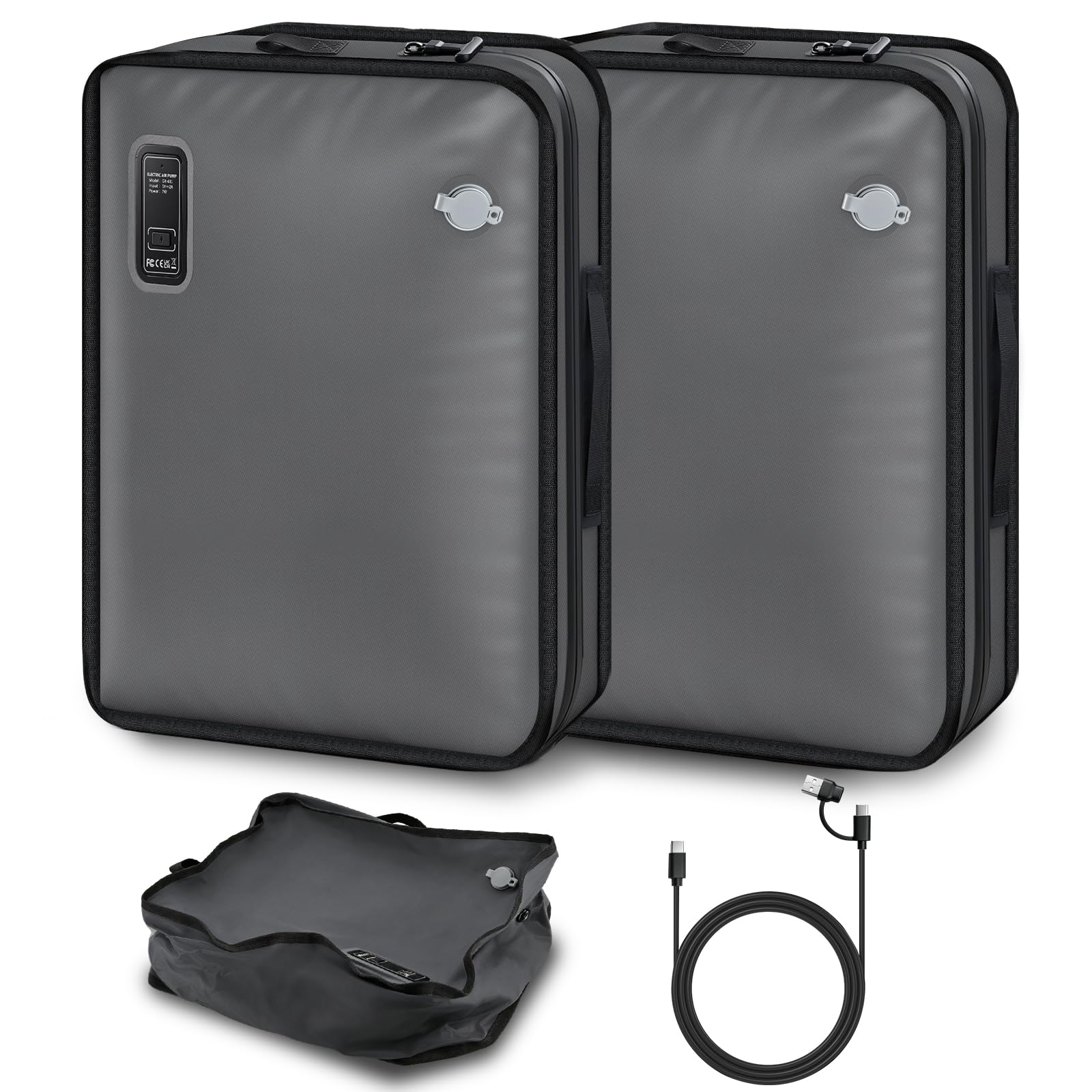 Bolsas de compresión al vacío sin extractor externo que solucionan la falta de espacio en maletas