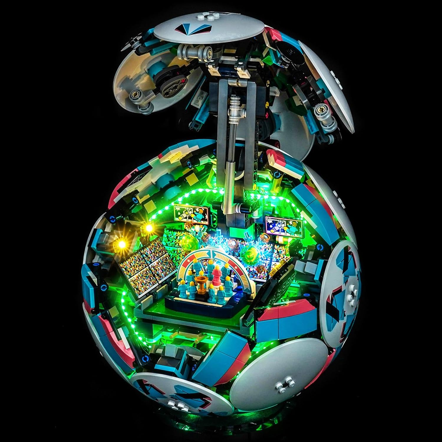 BrickBling LED Light Compatible with Lego Editions Soccer Ball, Creative Lighting Compatible with Lego 43019 - Excluding Bricks